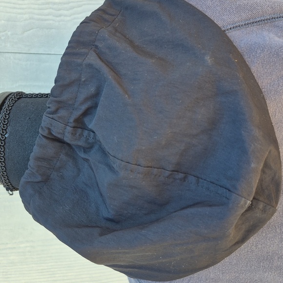 Charles and a Half Casual Blue Hoodie w Black Poly Hoodie, Kangeroo Pockets Sz M - Picture 8 of 9